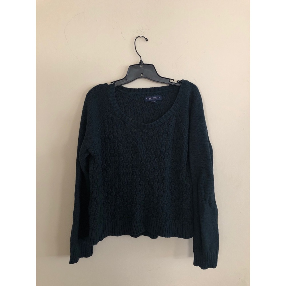 Aeropostale Green Sweater I Cable-Knit I Size XL